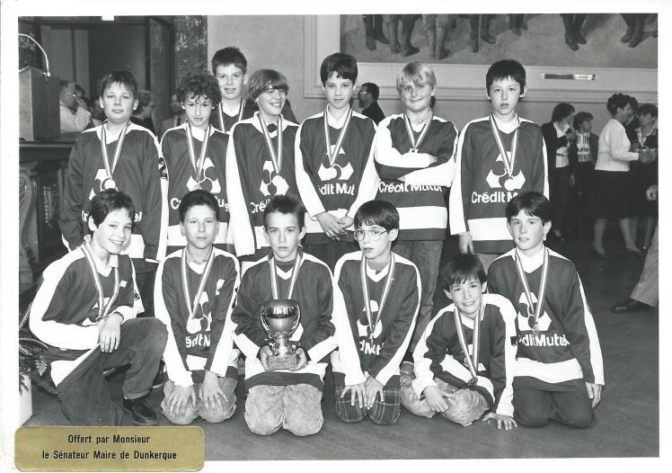 photo d'equipe benjamin 1986-1987 2